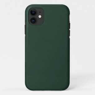 solid-green DARK MUSTY FOREST GREEN BACKGROUNDS TE iPhone 11 Case