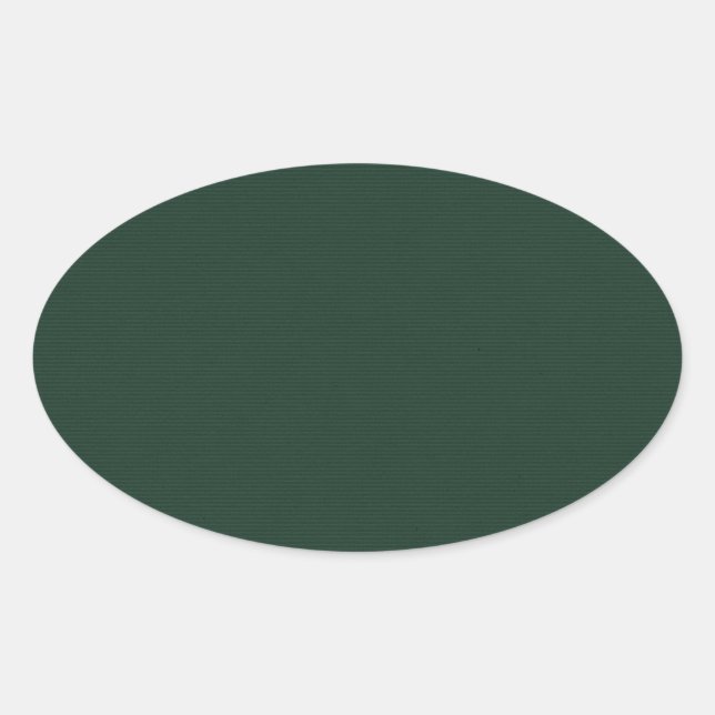 solid-green DARK MUSTY FOREST GREEN BACKGROUNDS TE Oval Sticker (Front)