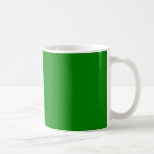 Solid Green Minimalist Coffee Mug