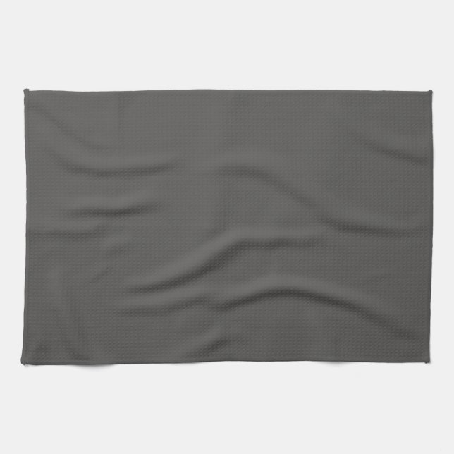 Solid Grey Kitchen Towel (Horizontal)