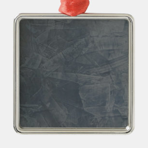 Solid Grey Metal Tree Decoration