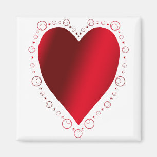 Solid Heart Magnet