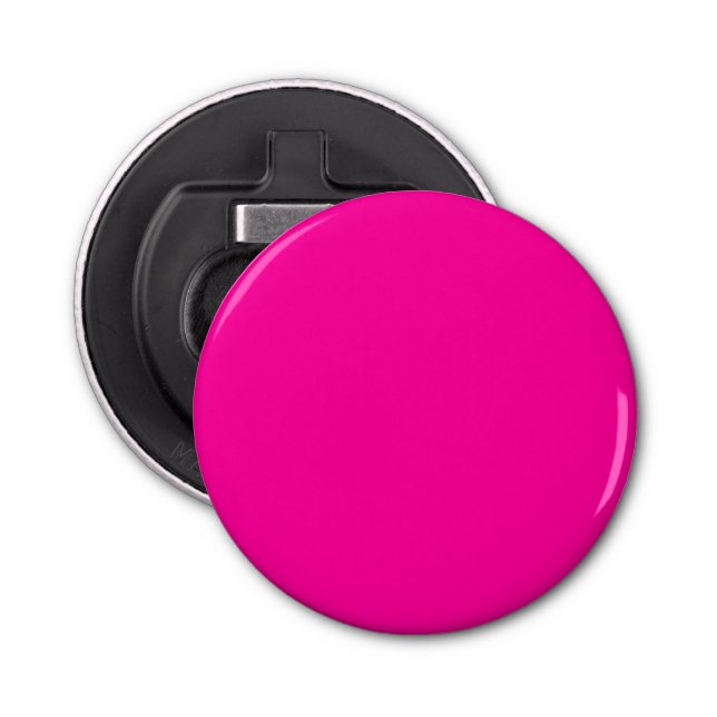 Solid Hot Pink Bottle Opener (Front)
