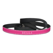 Solid Hot Pink Colour with Personalised Name