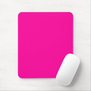 Solid Hot Pink Mouse Mat