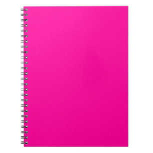 Solid Hot Pink Notebook