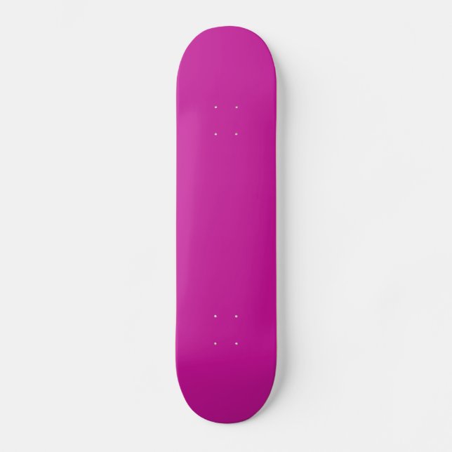 Solid Hot Pink Skateboard (Front)