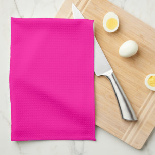 Solid Hot Pink Tea Towel