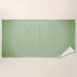 Solid Jade Green Celadon  Beach Towel
