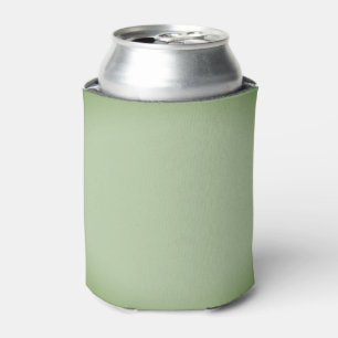 Solid Jade Green Celadon Can Cooler
