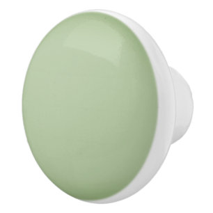Solid Jade Green Celadon Ceramic Knob