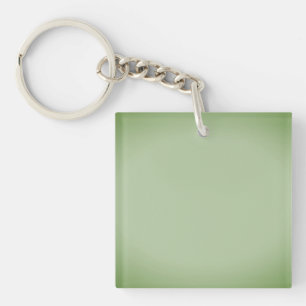 Solid Jade Green Celadon Key Ring