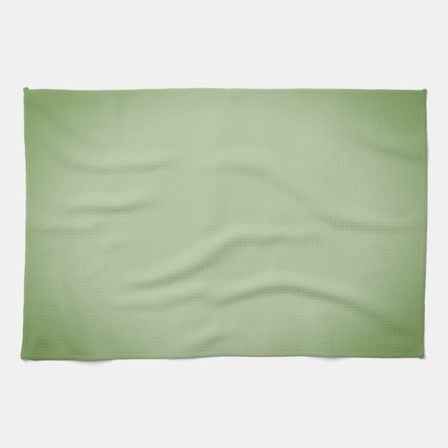 Solid Jade Green Celadon  Tea Towel (Horizontal)