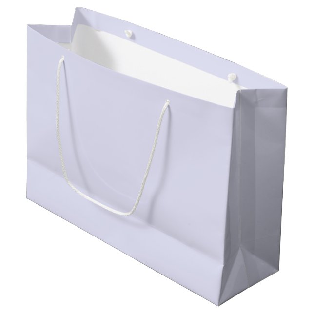 Solid Lavender Large Gift Bag –Single Colour Desig (Front Angled)