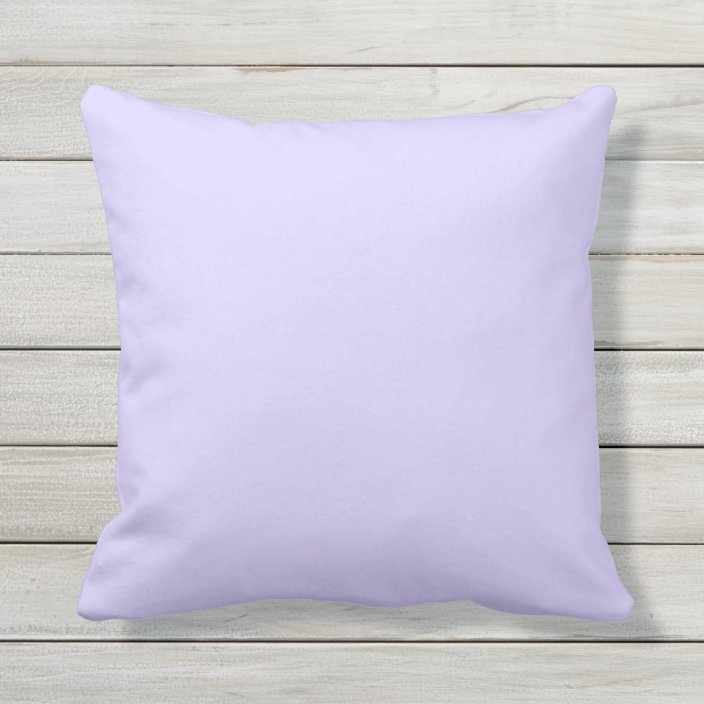 Solid Lavender Outdoor Cushion Zazzle.co.uk
