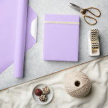 Solid Lavender Wrapping Paper<br><div class="desc">What a pretty colour for weddings,  birthdays,  and other fun events! 

Designed in Washington State,  USA by an independant artist</div>