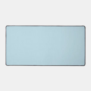 Solid Light Blue Background Desk Mat