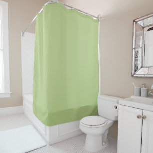 Solid Light Green Shower Curtain
