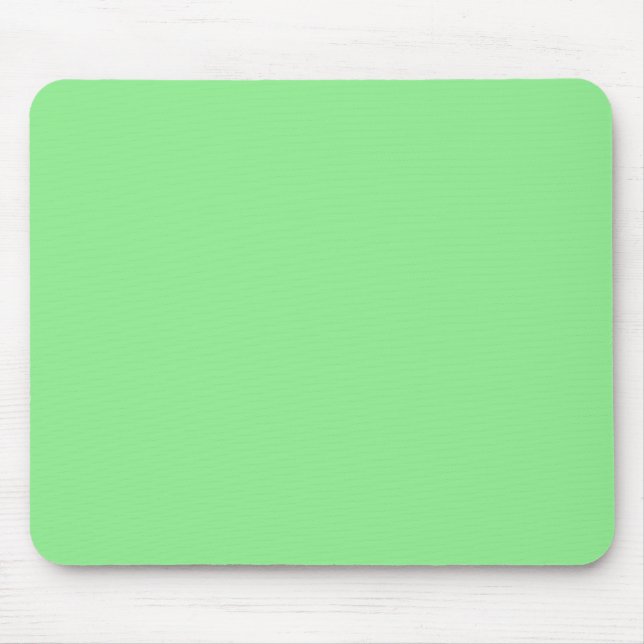 Solid Light Green Single Coloured Mouse Mat (Front)
