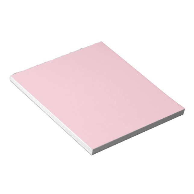 Solid Light Pink Notepad (Angled)