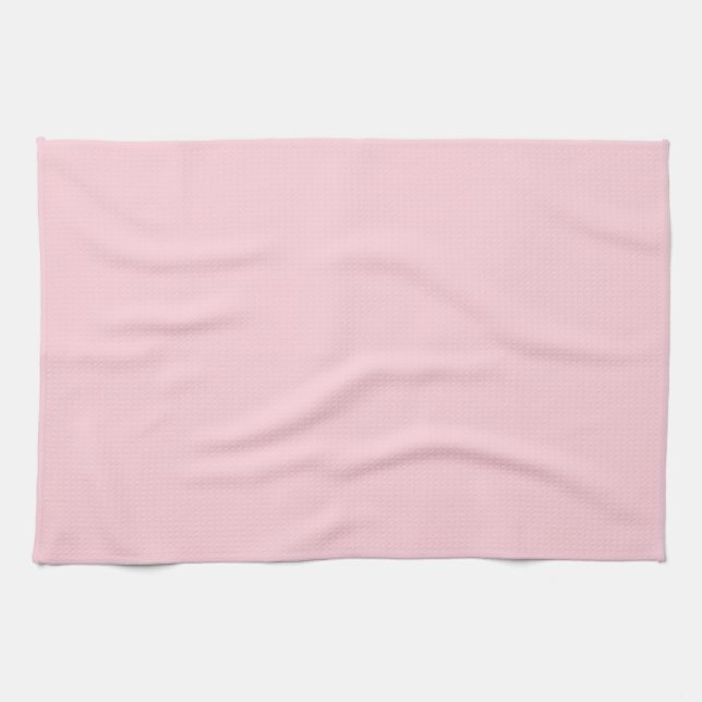 Solid Light Pink Tea Towel (Horizontal)