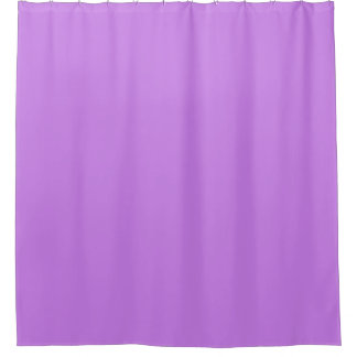 Solid light purple lavender shower curtain
