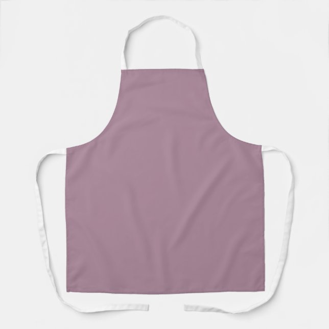 Solid Light purple, Plain purple  Apron (Front)