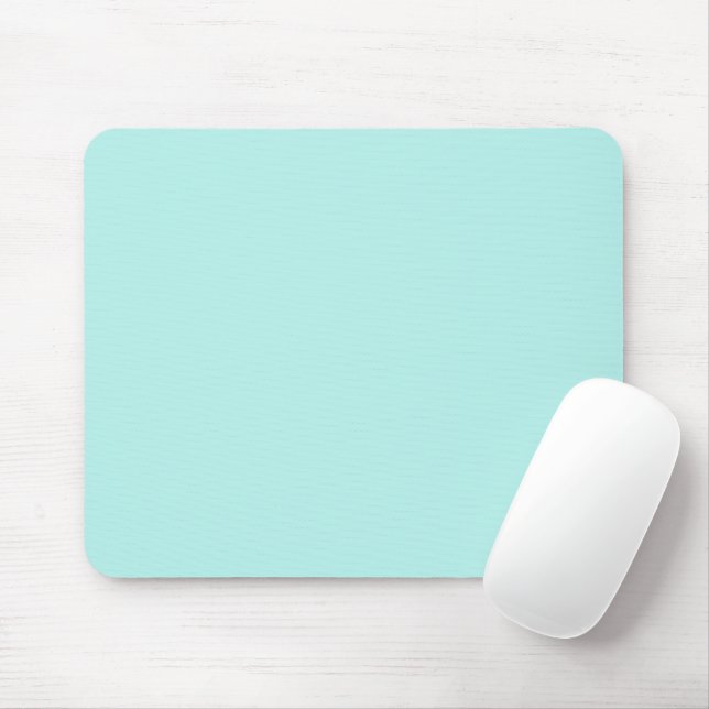Solid light turquoise mouse mat (With Mouse)