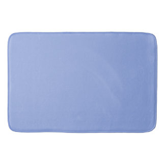 Solid Light Ultramarine Blue Bath Mat