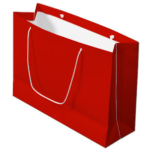 Solid lipstick strong red large gift bag