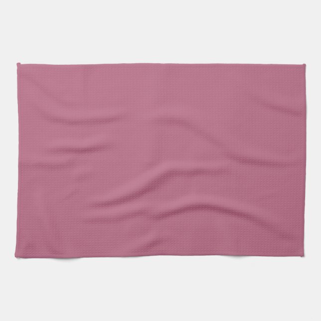 Solid Mauve Pink Kitchen Towel (Horizontal)