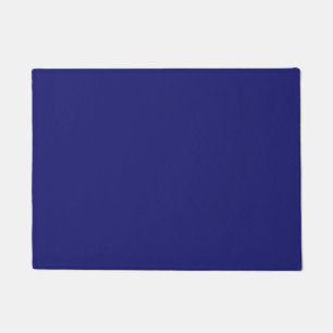 Solid Midnight Blue Colour Minimalist Plain Doormat