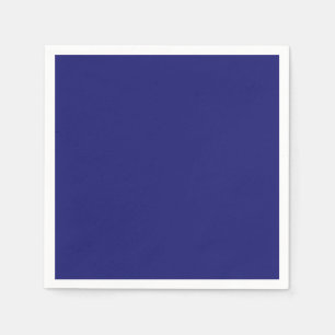 Solid Midnight Blue Colour Minimalist Plain Napkin