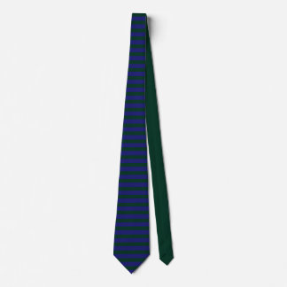 Solid Midnight Blue Dark Green Shades Minimalist Tie