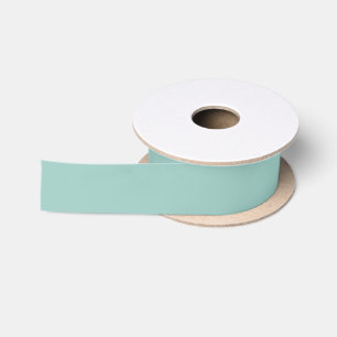 Solid Mint Green Colour Minimal Satin Ribbon