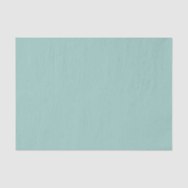 Solid Mint Green Colour Minimal Tissue Paper (Front)