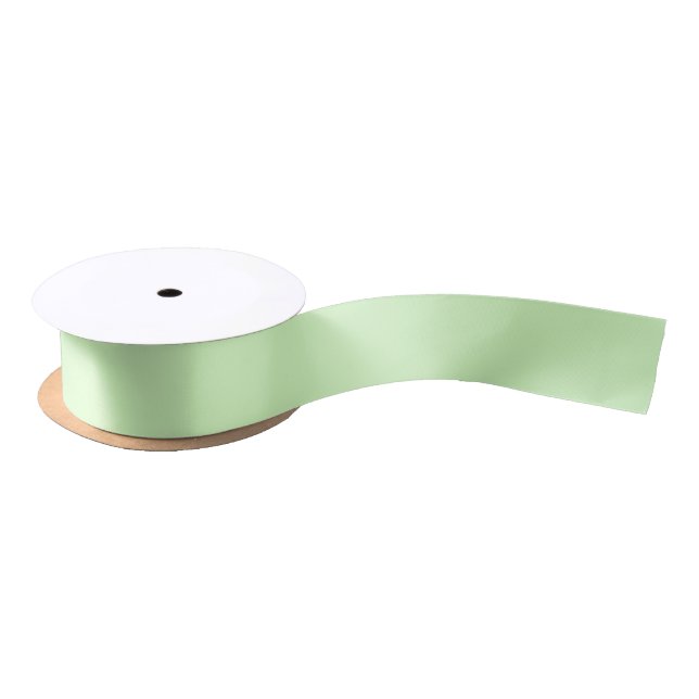 Solid Mint Green Satin Ribbon (Spool)
