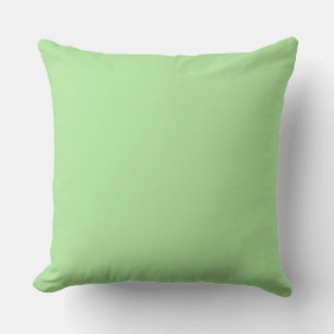 Solid Mint Green Throw Pillow
