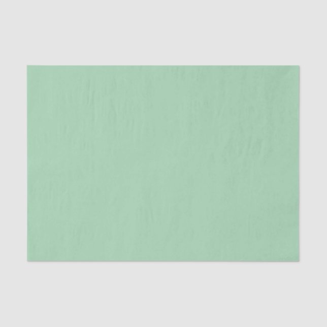 Solid Mint Green  Tissue Paper (Front)