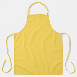 Solid Mustard Yellow Apron