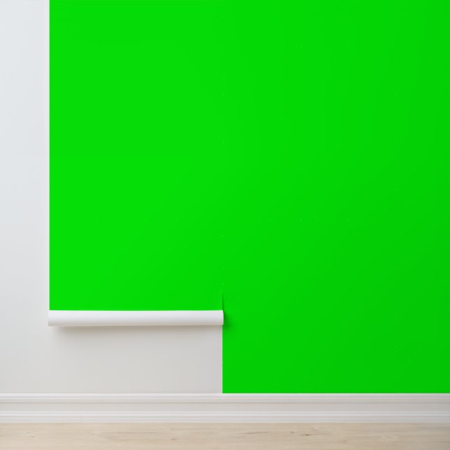 Solid neon green screen chroma key WFH background Wallpaper (Application)