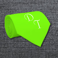 solid neon green - your monograms