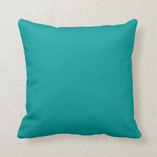 Solid ocean blue  pillow