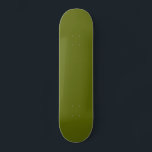 Solid Olive Green Skateboard<br><div class="desc">Skateboard with a solid Olive Green background ready for you to use as is or to customise with your own images or text.</div>