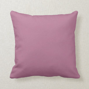 Solid opera mauve puce cushion