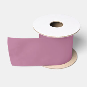 Solid opera mauve puce satin ribbon