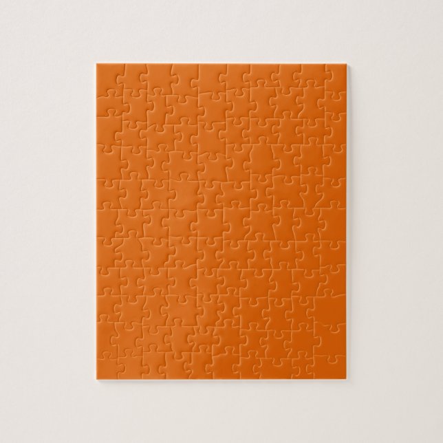 Solid Orange Jigsaw Puzzle (Vertical)