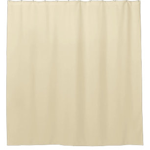 Solid Pale Moon Yellow  Shower Curtain