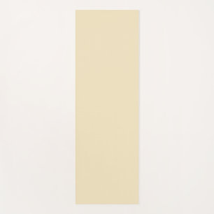 Solid Pale Moon Yellow  Yoga Mat