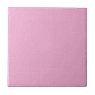Solid Pastel Pink Ceramic Tile